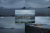 Alaska Trip - Seward - MS Zaandam Arrival - Sunday was the day we were to embark on our cruise on Holland America's MS Zaandam. While our departure was not scheduled until 8pm, she was due to arrive in port at 6am to discharge her northbound passengers and provision. To get arrival pictures I set the alarm for zero-dark-thirty Sunday morning, only to find that it wasn't all that dark - I took these pictures with available light and 1/8 second exposure. The pictures cover the 30 minutes between the time I got to the breakwater and set up through the Zaandam's final docking. The times on the pictures are Alaska Daylight Time Alaska Trip - Seward - MS Zaandam Arrival
